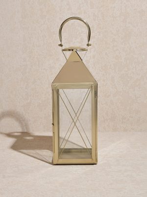 Westside Home Gold House Lantern - Medium