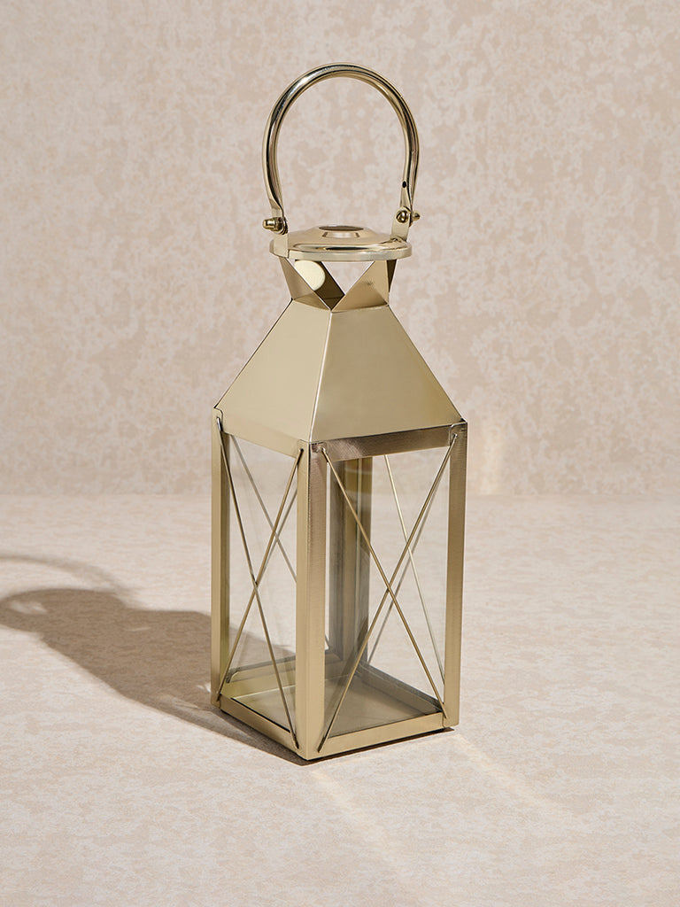 Westside Home Gold House Lantern - Small - Image 2