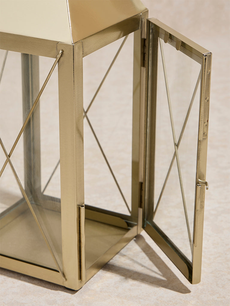 Westside Home Gold House Lantern - Small - Image 3