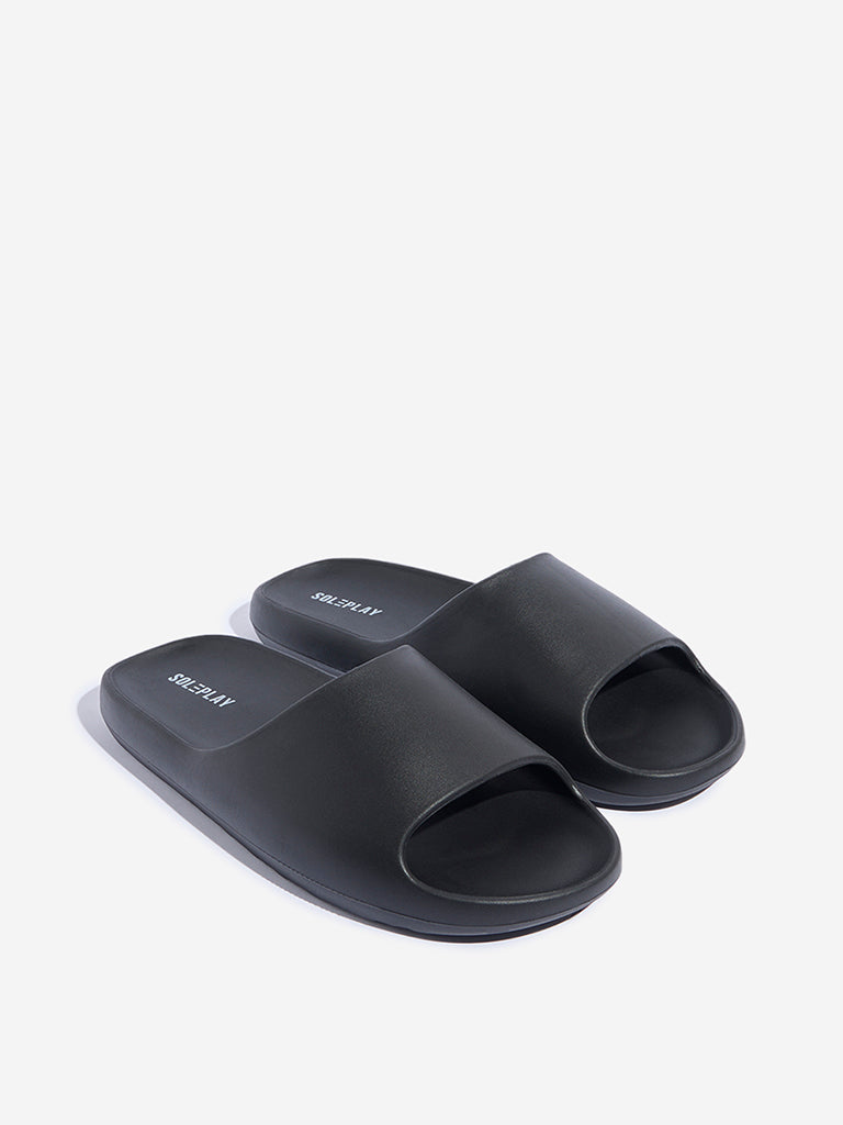 SOLEPLAY Black Pool Slides - Image 2