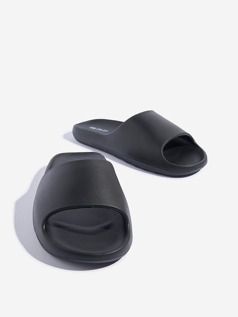 SOLEPLAY Black Pool Slides - Image 3