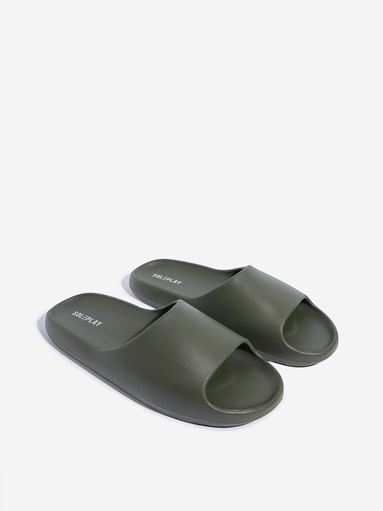 SOLEPLAY Olive Pool Slides - Image 2