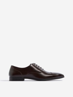 SOLEPLAY Brown Leather Oxford Shoes