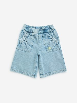 HOP Kids Blue Denim Shorts
