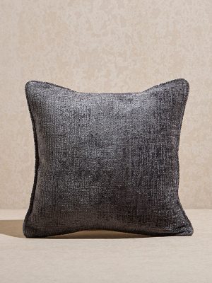 Westside Home Charcoal Chenille Cushion Cover