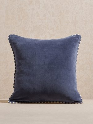 Westside Home Dusty Blue Embossed Cushion Cover