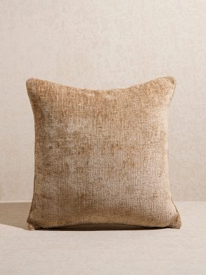 Westside Home Beige Chenille Cushion Cover
