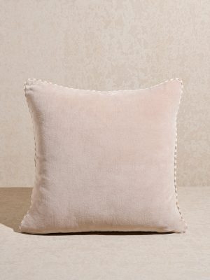Westside Home Taupe Velveteen Cushion Cover