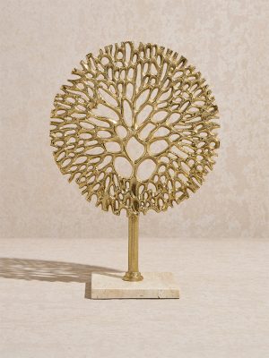 Westside Home Gold Tree of Life on Stand Decorative Accessory