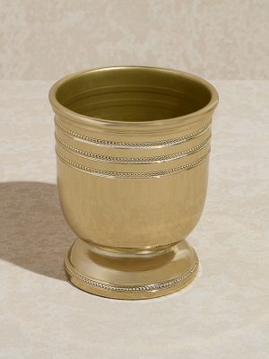 Westside Home Gold Metal Tulip Planter - Small