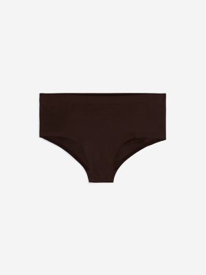 Superstar Dark Brown Invisible Hipster Briefs