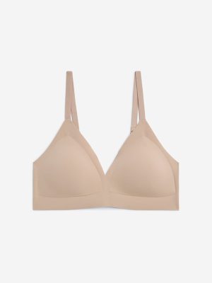 Superstar Beige Invisible Triangle Padded Bra