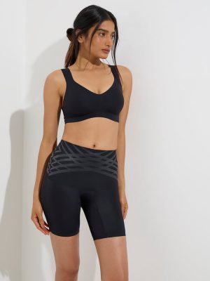 Wunderlove Black Padded Invisible Bra