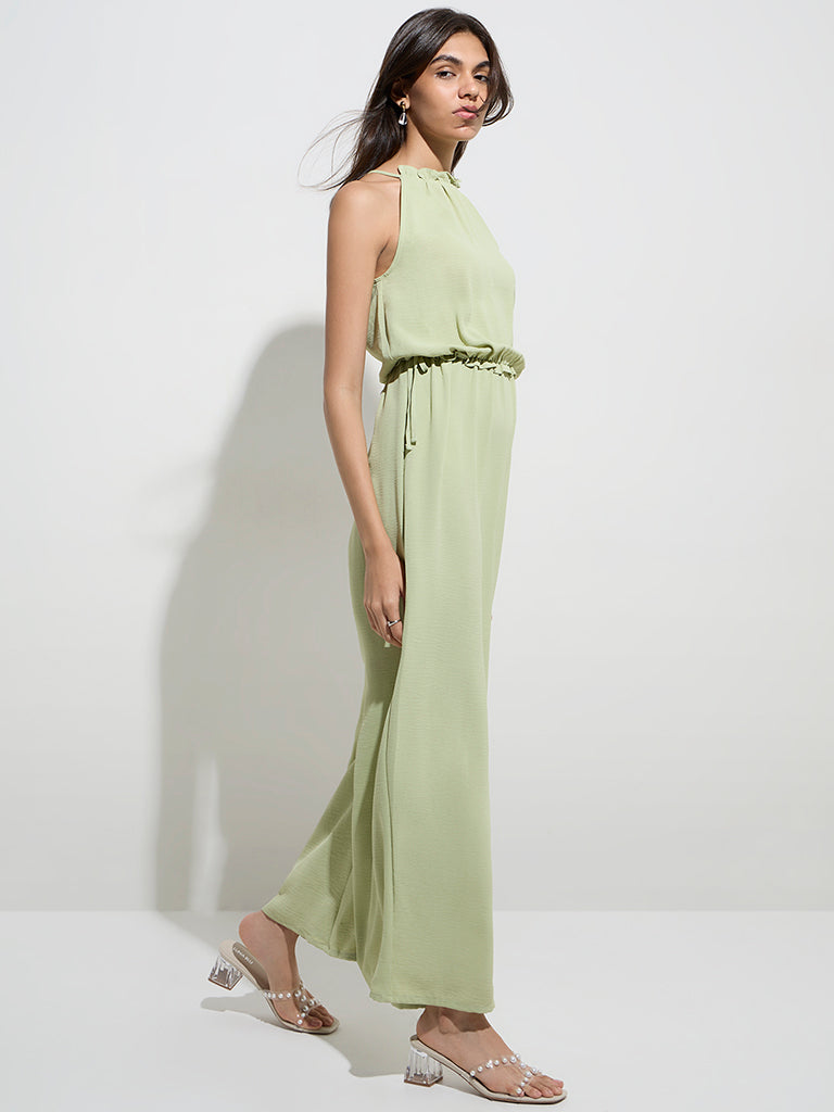 LOV Sage Solid Jumpsuit - Image 3