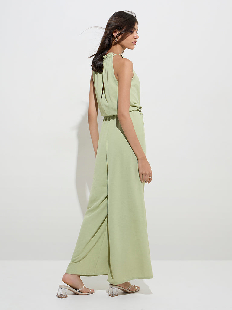 LOV Sage Solid Jumpsuit - Image 4