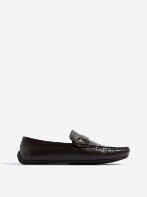 SOLEPLAY Brown Hardware-Detailed Loafers