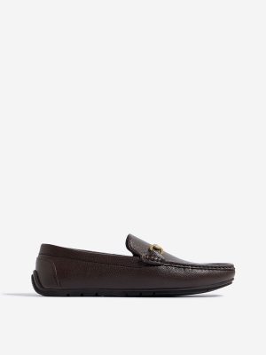 SOLEPLAY Brown Hardware-Detailed Loafers