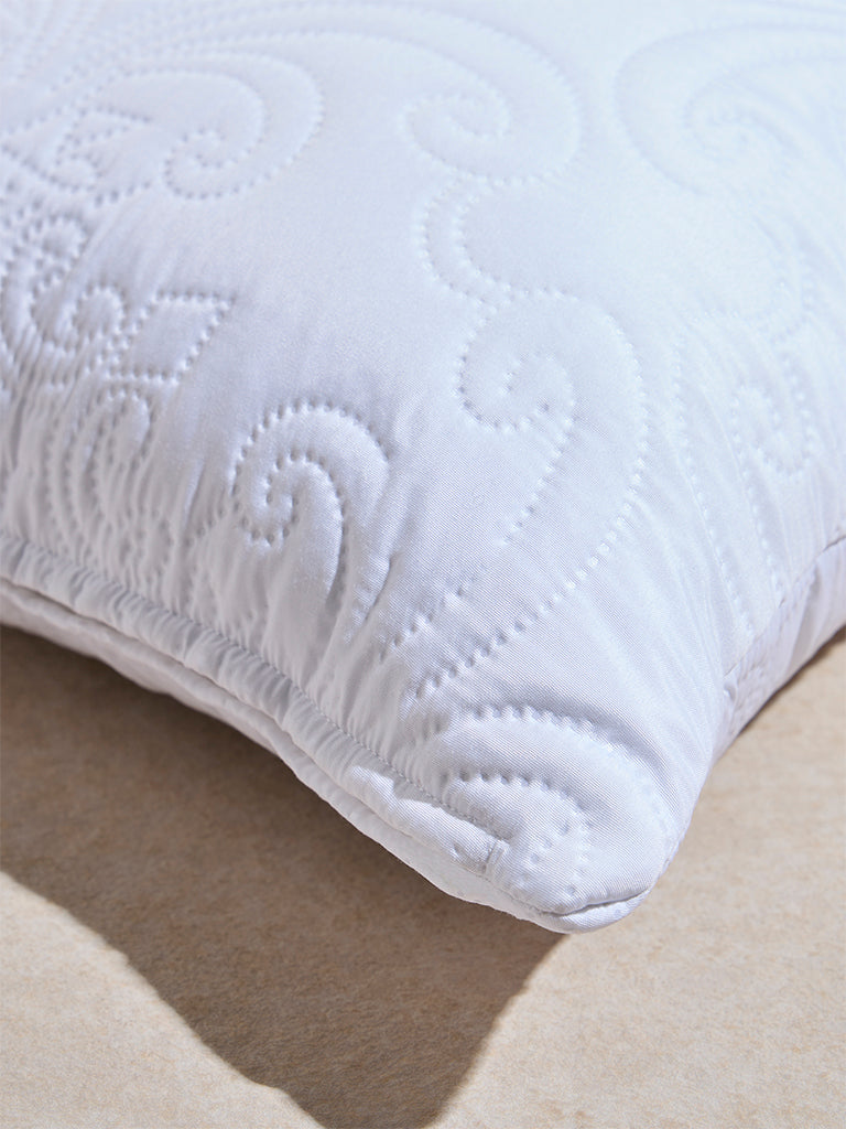 Westside Home White Heat Seal Solid Cushion Cover - Image 3
