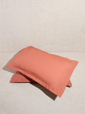 Westside Home Ochre Solid Pillowcases (Set of2)
