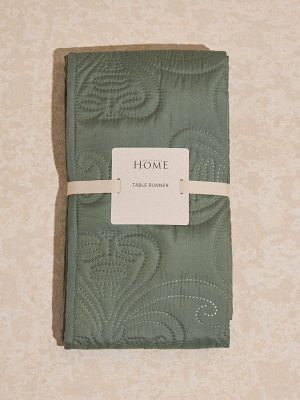 Westside Home Sage Heat Seal Table Runner