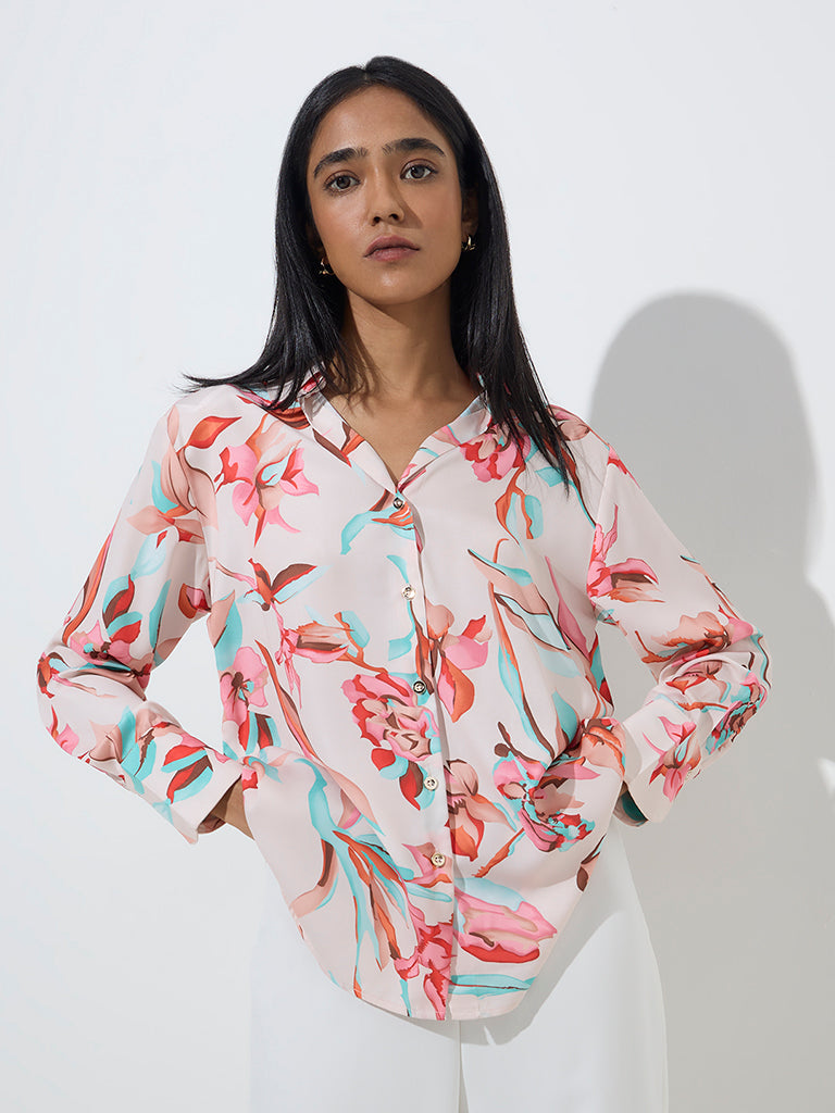 Wardrobe Multicolour Floral Printed Shirt