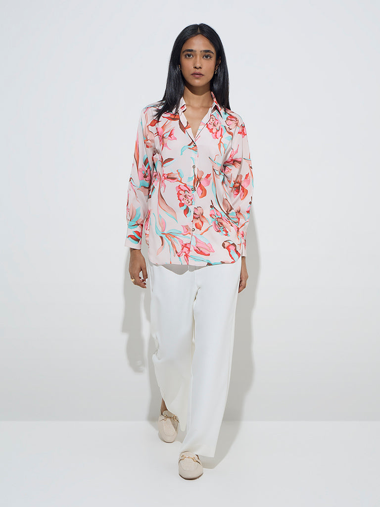 Wardrobe Multicolour Floral Printed Shirt - Image 3