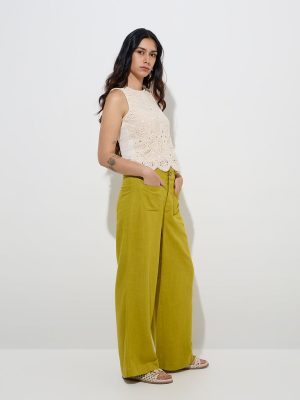 LOV Olive High-Rise Pants