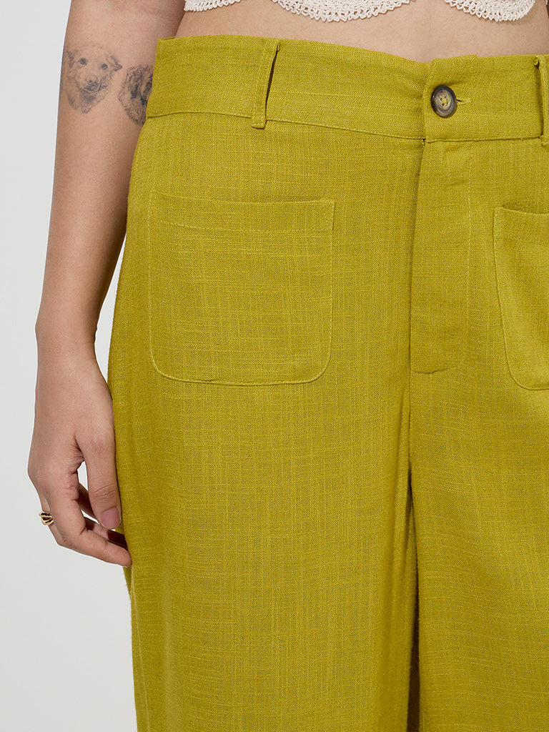 LOV Olive High-Rise Pants - Image 2