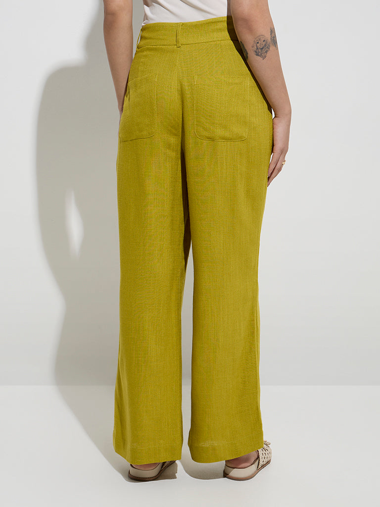 LOV Olive High-Rise Pants - Image 4