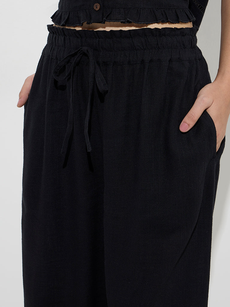 LOV Black High-Rise Pants - Image 3