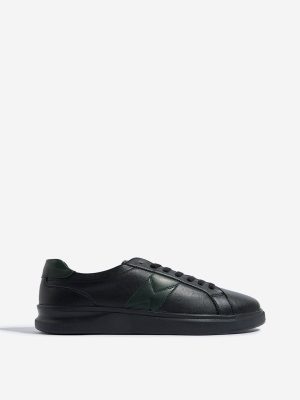 SOLEPLAY Black Lace-Up Sneakers