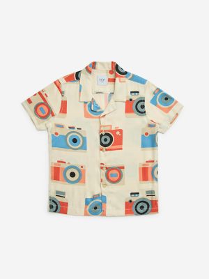 HOP Kids Multicolour Printed Shirt