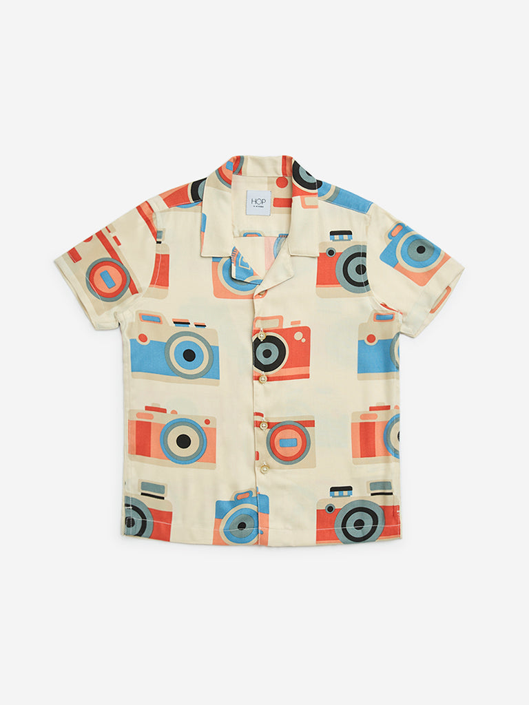 HOP Kids Multicolour Printed Shirt