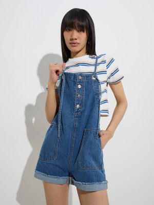 Nuon Blue Denim Dungaree