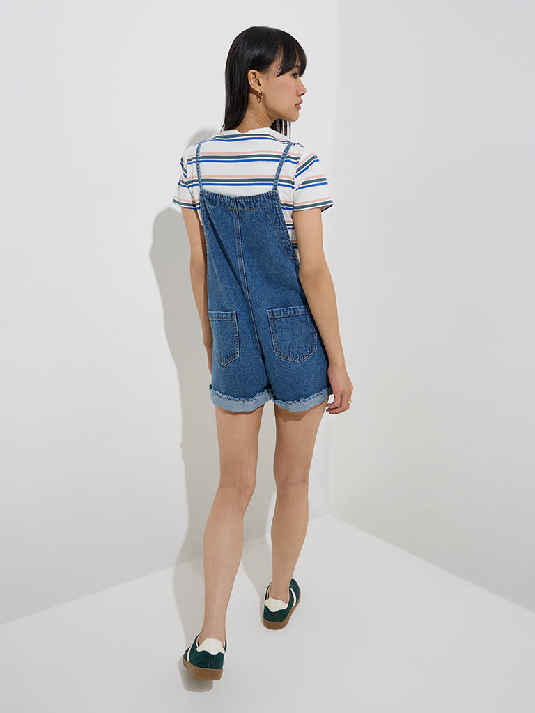 Nuon Blue Denim Dungaree - Image 4