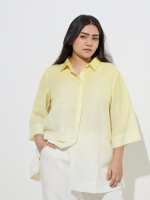 Gia Yellow Ombre-Finish Shirt
