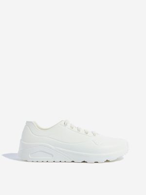 LUNA BLU White Lace-Up Sneakers