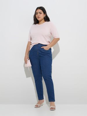 Gia Blue Mid-Rise Denim Jeggings