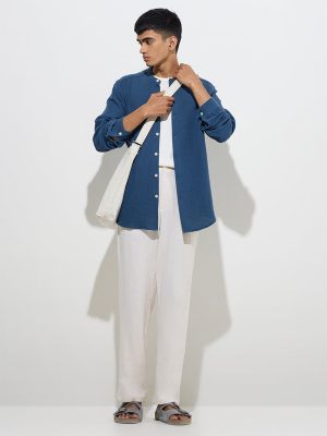 ETA Off-White Relaxed-Fit Mid-Rise Cotton Chinos