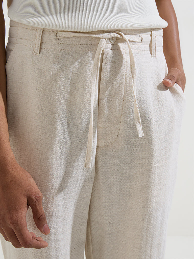 ETA Off-White Relaxed-Fit Mid-Rise Cotton Chinos - Image 4