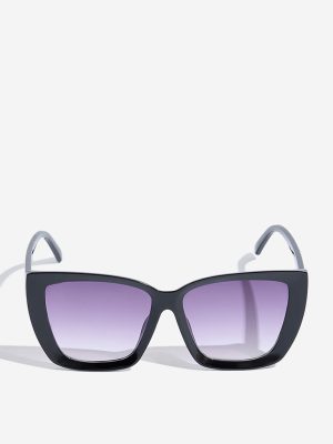 Westside Accessories Black Wayfarer Sunglasses with Pouch