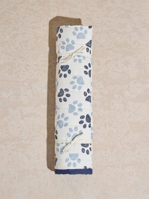 Westside Home Blue Paw Pet Quilt - Medium