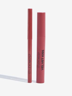 Studiowest Honey Rose Velvet Kiss Lipstick and Lip Liner Kit