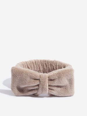 Studiowest Brown Bow-Detailed Makeup Band