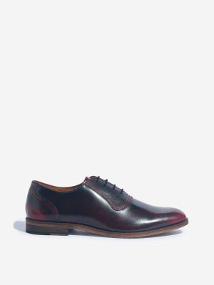 SOLEPLAY Maroon Lace Up Oxford Shoes
