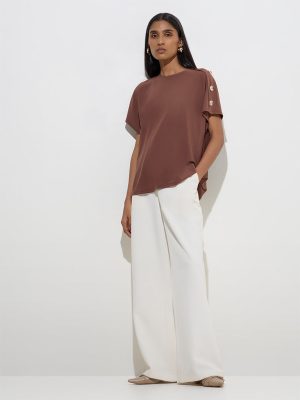 Wardrobe Brown Solid Top