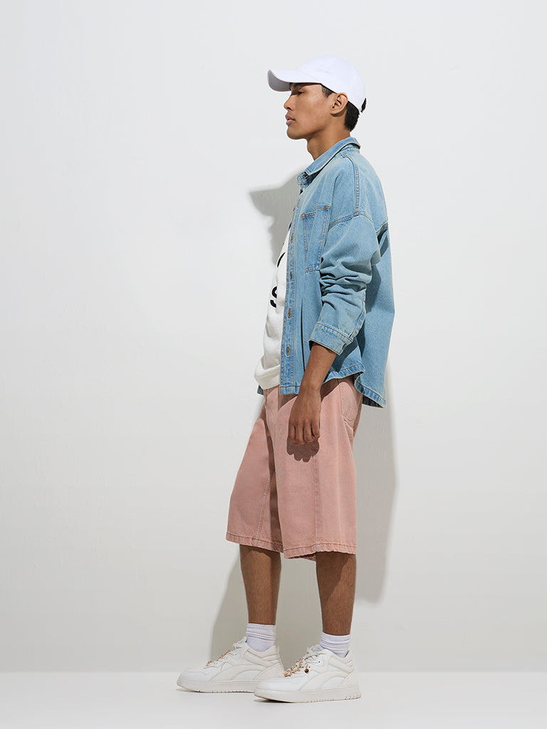 Nuon Blue Relaxed-Fit Denim Jacket - Image 2