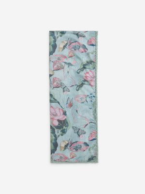 Zuba Green Foliage Design Stole