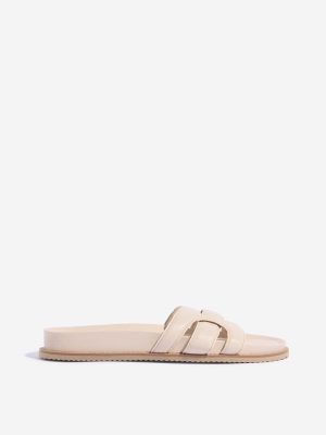 LUNA BLU Ivory Multi-Strap Sandals