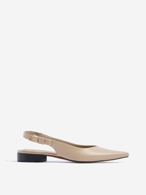 LUNA BLU Beige Slingback Mules
